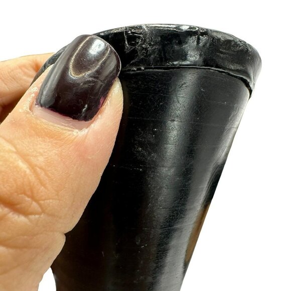 Clarks Artisan Black Patent Leather‎ Peep Toe Heels 9.5 - Picture 13 of 13